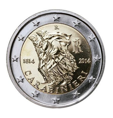 Olaszország 2 € Carabineri 2014