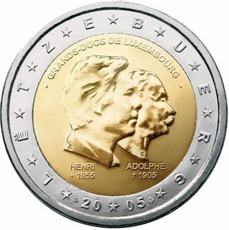 Luxemburg 2 € Adolphe 2005