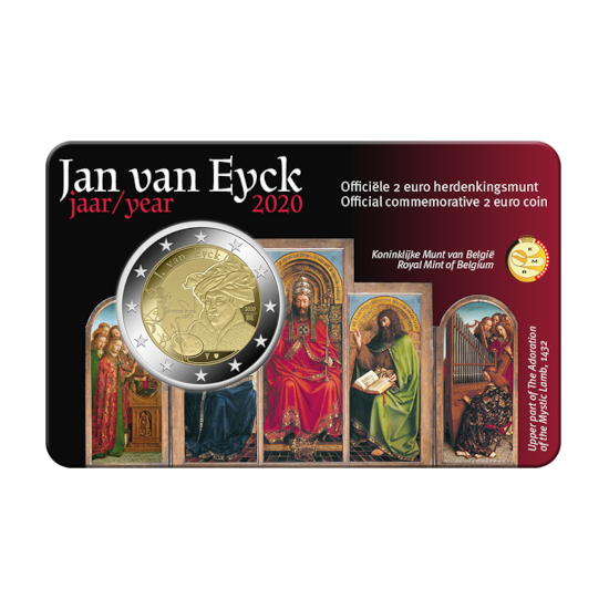 Belgium 2 € 2020 Jan Van Eyck