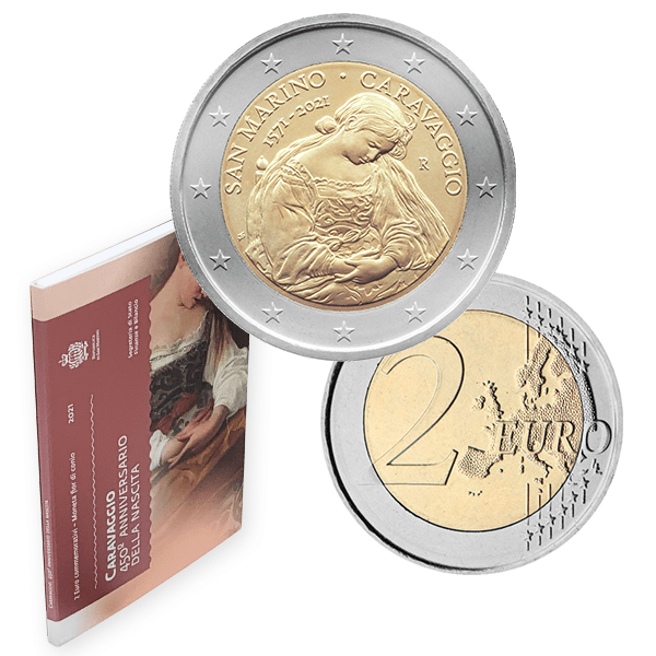 San Marino 2 € Caravaggio 2021