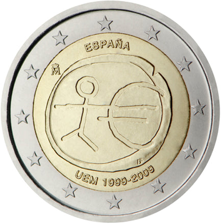 Spanyolország 2 € E.M.U. 2009