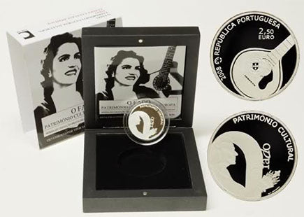 Portugália 2,50 € Fado Proof 2008