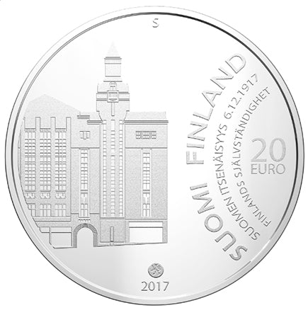 Finnország 20 € 100 éves függetlenség 2017