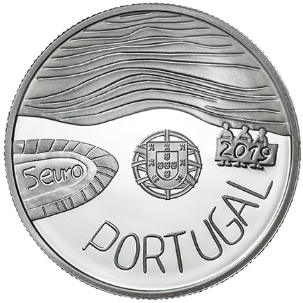 Portugália 5 € 2019. márc. próba ezüst