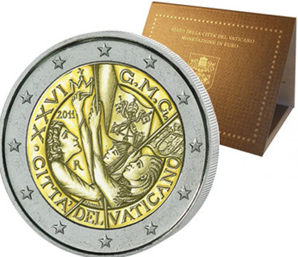 Vatikán 2 € 2011 - Ifjúsági napok