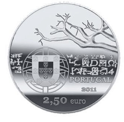 Portugália 2,50 € Explorers Capelo és Ivens 2011