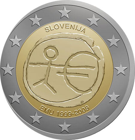 Szlovénia 2 € E.M.U. 2009