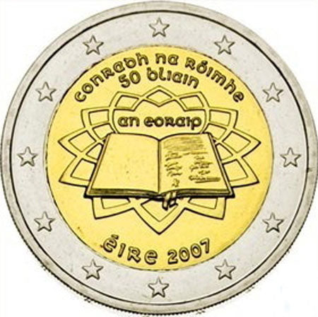 Írország 2 € Római Szerződés 2007