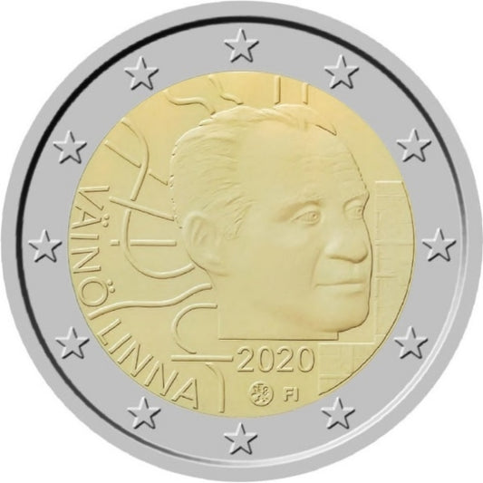 Finnország 2 € Vaino Linna 2020