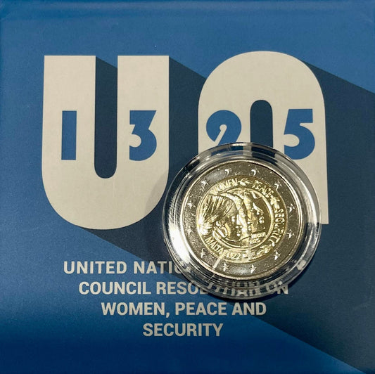 Málta 2 € Az ENSZ Biztonsági Tanácsának határozata a nőkről, a békéről és a biztonságról 2022. évi különleges eset