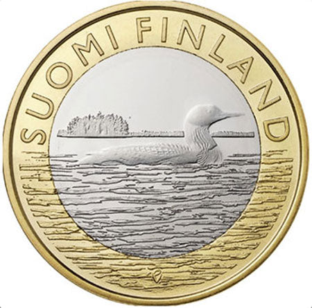 Finnország 5 € Savonia Proof Grebe 2014