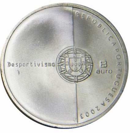 Portugália 8 € Futball Fair-Play 2003