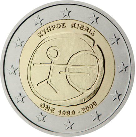 Ciprus 2 € E.M.U. 2009