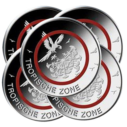 Németország 5 eurós trópusi zóna 5 levelei 2017-ből