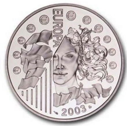Franciaország 1,50 € Egy év az Euro 2003-ból