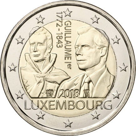 Luxemburg 2 € Guilliarme I 2018
