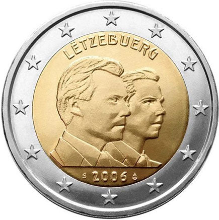 Luxemburg 2 € Vilmos nagyherceg 2006