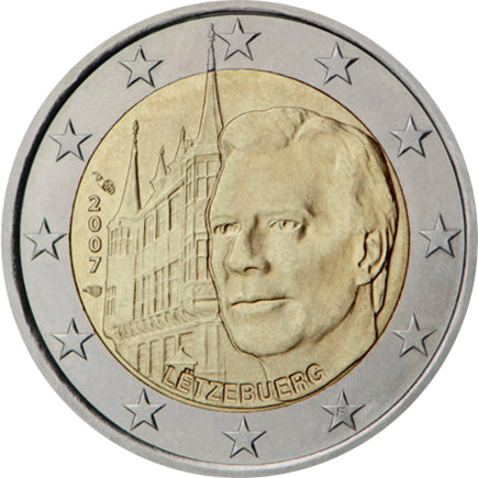 Luxemburg 2 € Nagyhercegi palota 2007