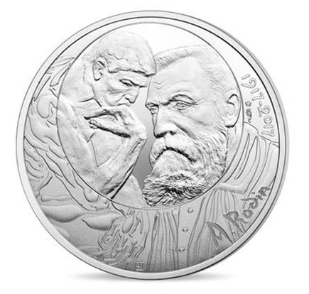 Franciaország 10 € Auguste Rodin 2017