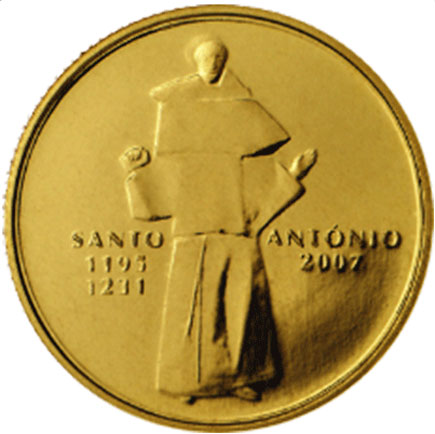 Portugália 1/4 € 2007 – Santo António de Lisboa