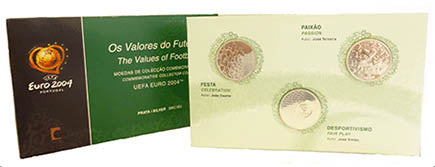 Portugália Collection €8 Football Values 2004 Bnc